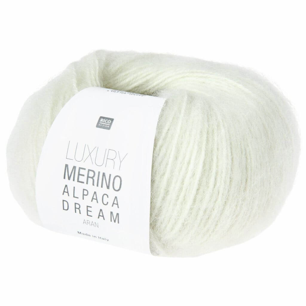 Rico Design 012 - eisblau Rico Design Luxury Merino Alpaca Dream aran Lieblingsgarn