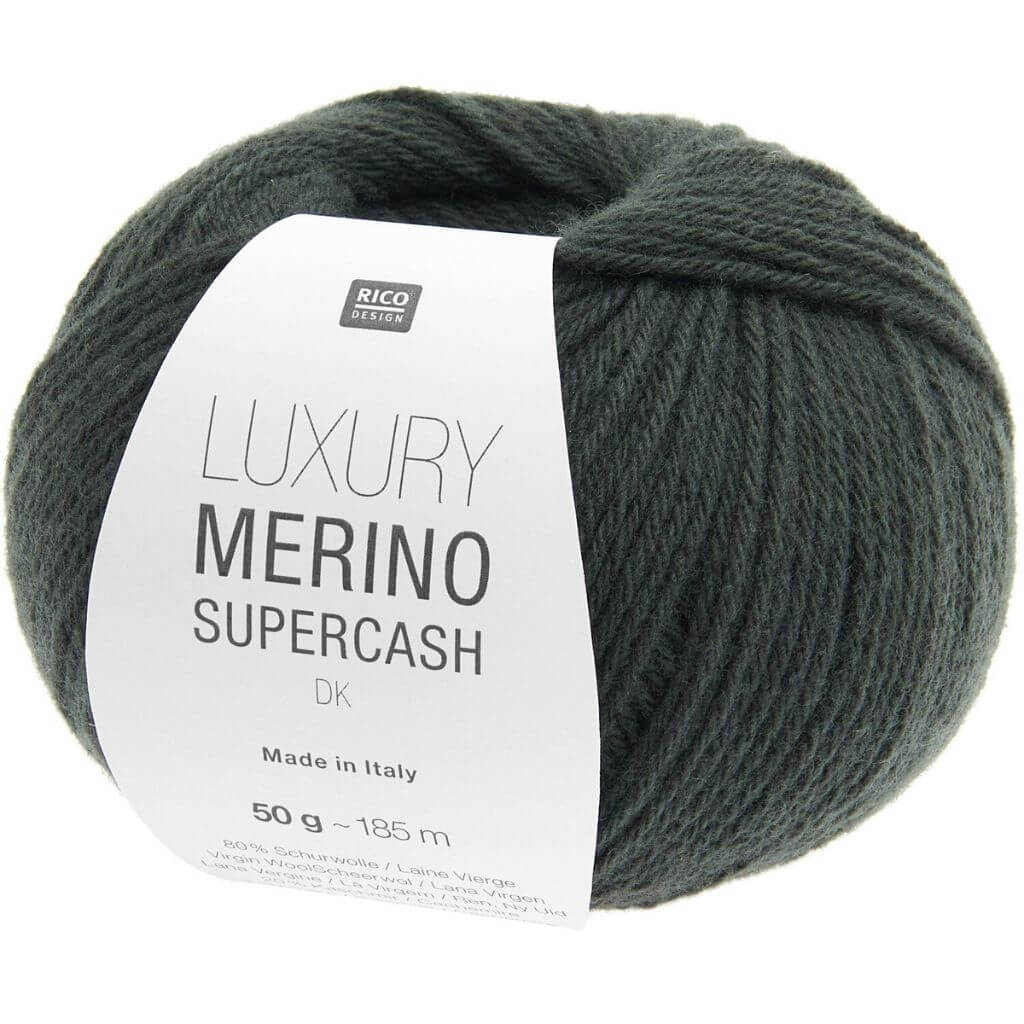 Rico Design 004 - Oliv Rico Design Luxury Merino Supercash dk 50g Lieblingsgarn