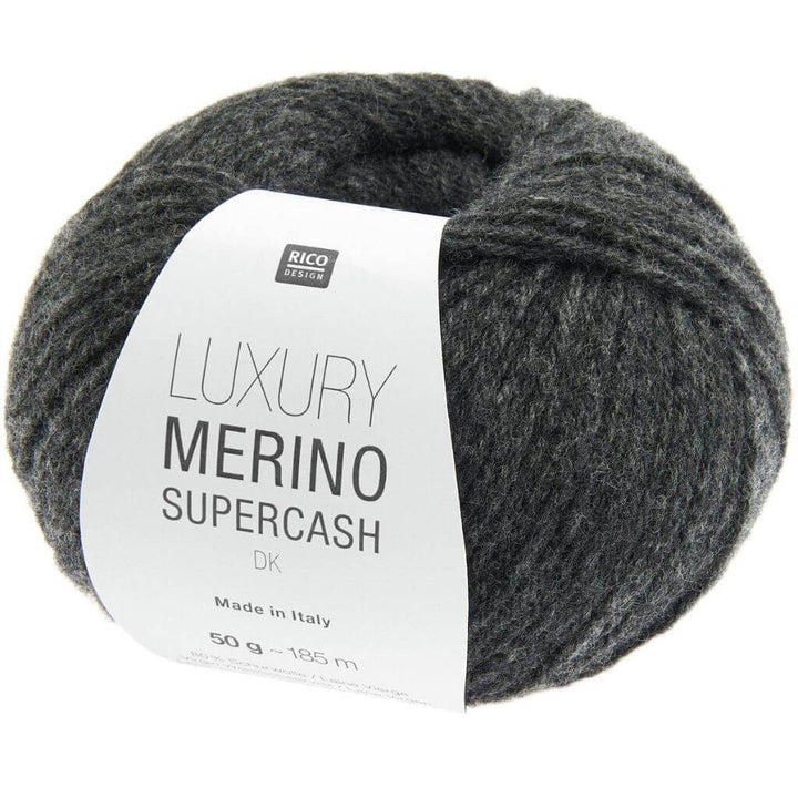Rico Design 006 - Anthrazit Rico Design Luxury Merino Supercash dk 50g Lieblingsgarn