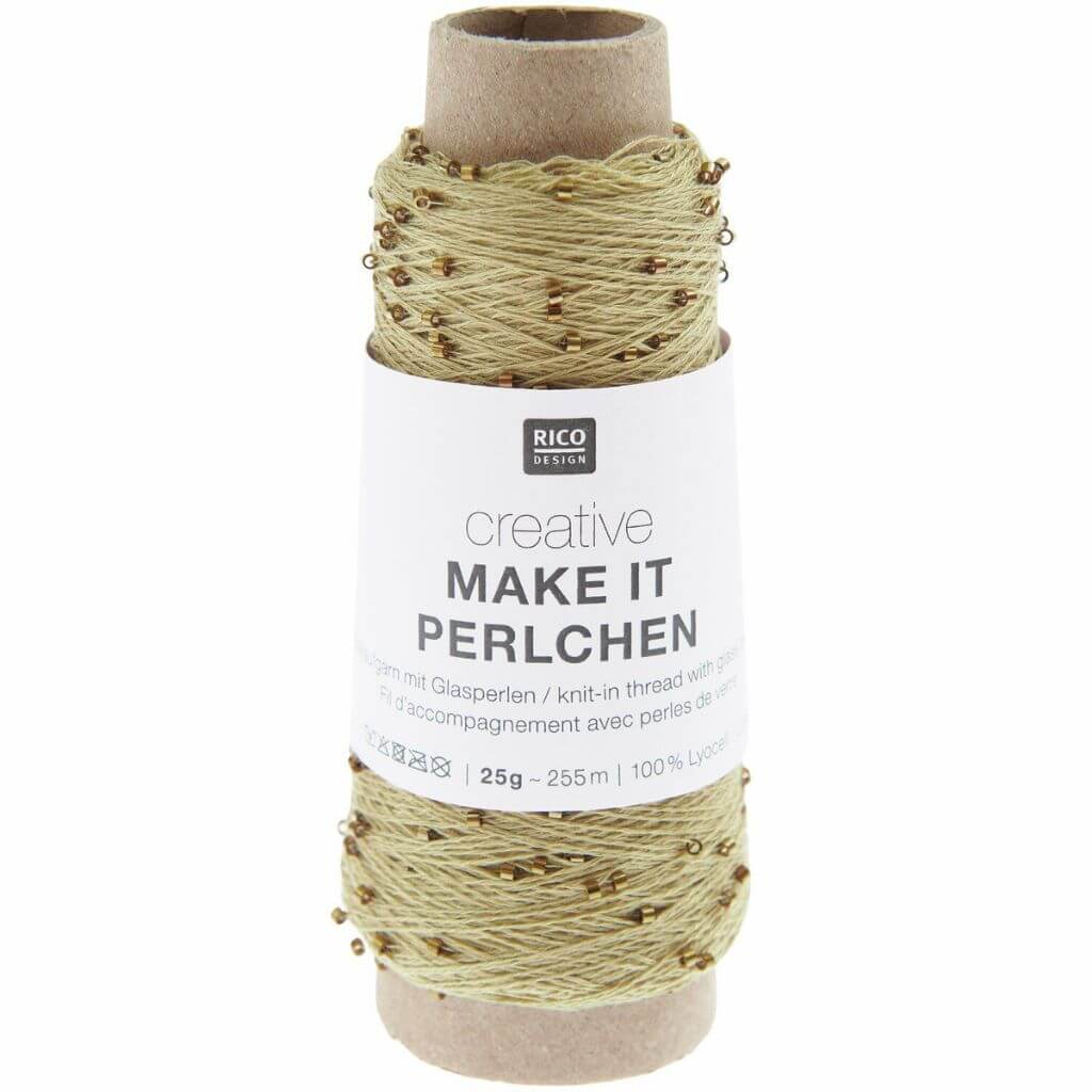 Rico Design 005 - gold Rico Design Creative Make It Perlchen 25g Lieblingsgarn