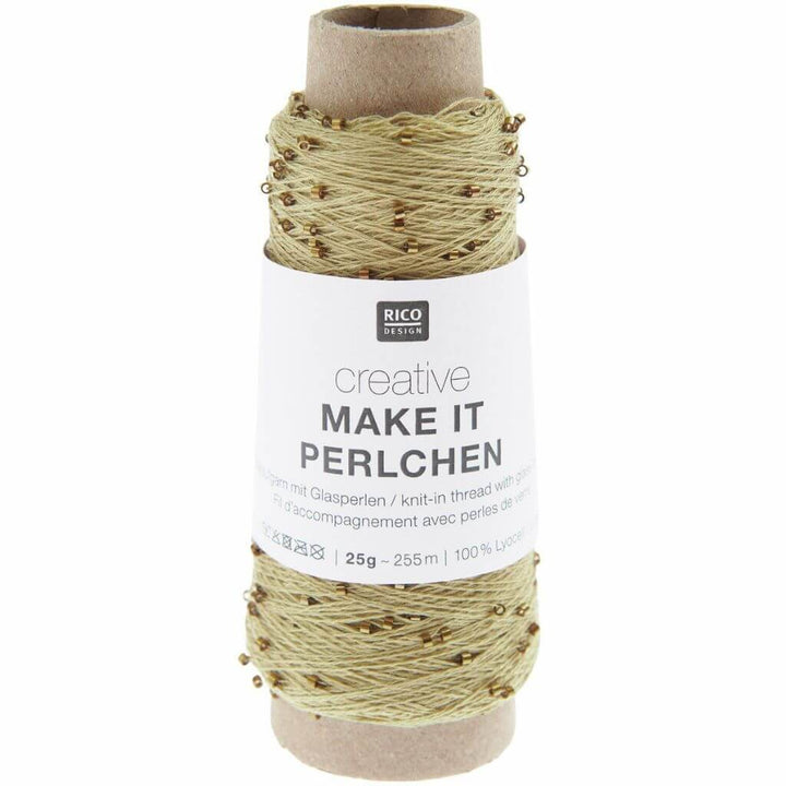 Rico Design 005 - gold Rico Design Creative Make It Perlchen 25g Lieblingsgarn
