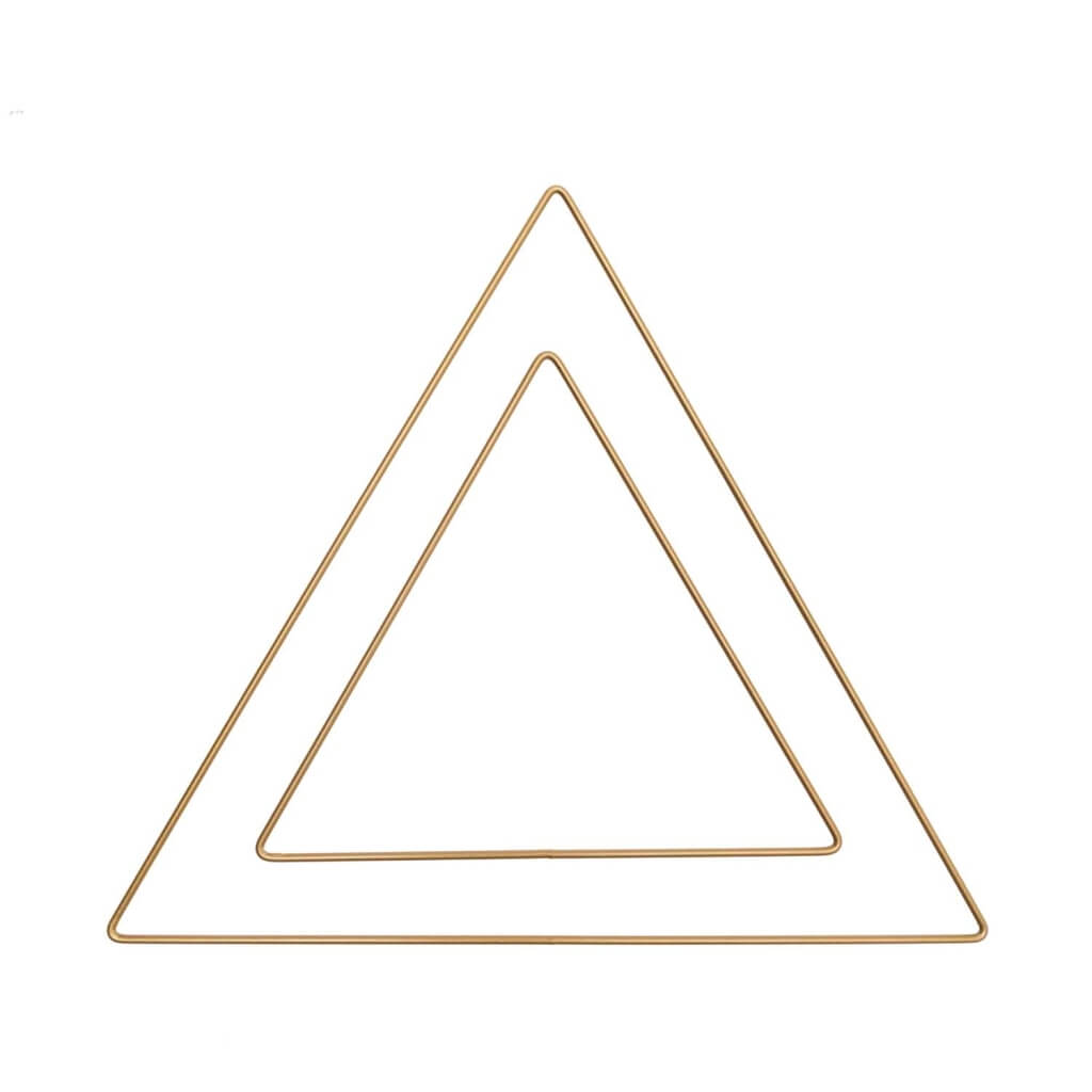 Rico Design Rico Design Metallring Dreieck Gold Lieblingsgarn
