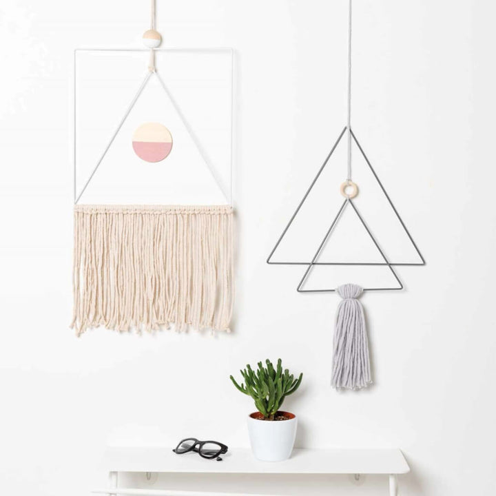 Rico Design Rico Metallring Quadrat Weiss 10 - 30 cm Lieblingsgarn