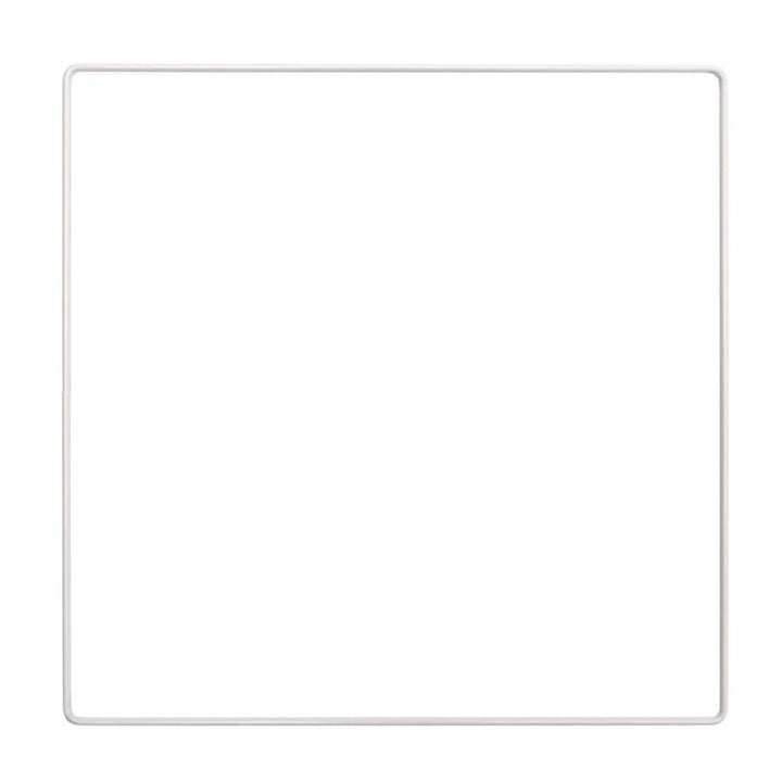 Rico Design 250 Rico Metallring Quadrat Weiss 10 - 30 cm Lieblingsgarn