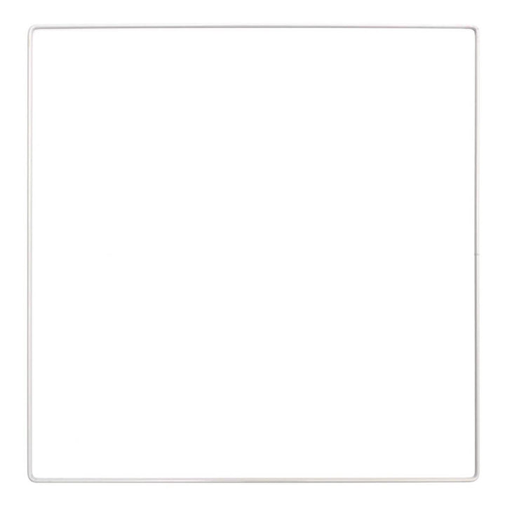 Rico Design 300 Rico Metallring Quadrat Weiss 10 - 30 cm Lieblingsgarn