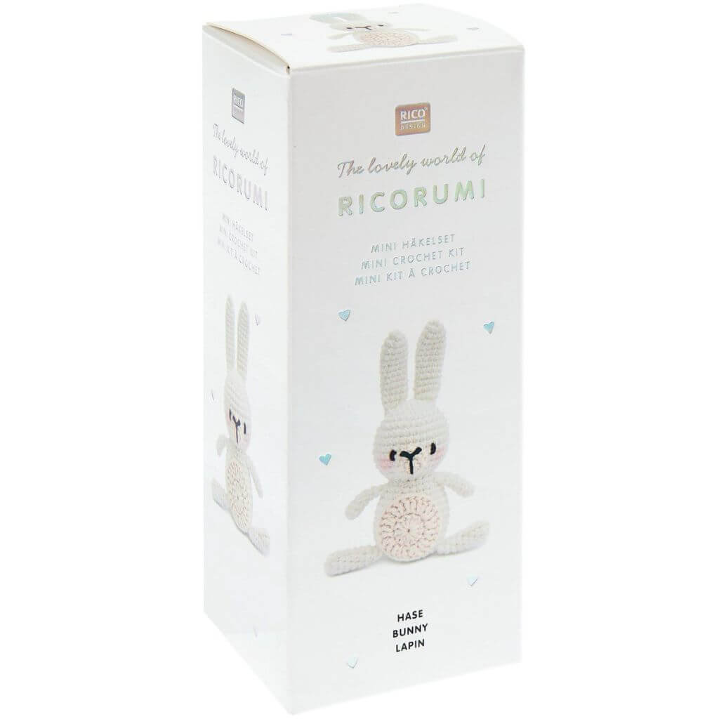 Rico Design Rico Design Ricorumi Mini Easy Häkelset "Häschen" Lieblingsgarn