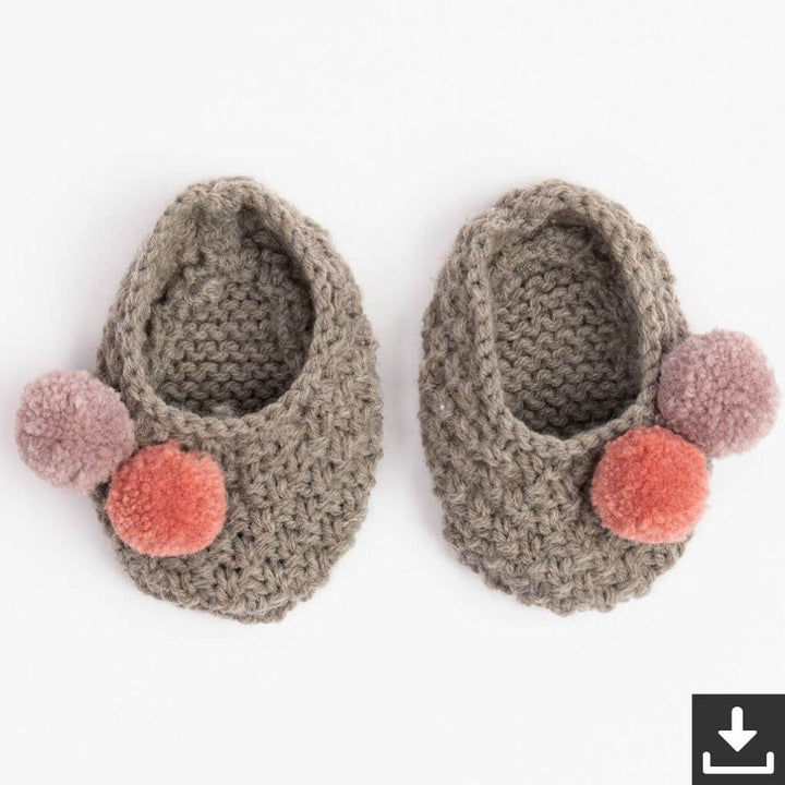 Rico Design Pattern Perlmuster Babyschuhe Strickanleitung - Rico Design (PDF) Lieblingsgarn