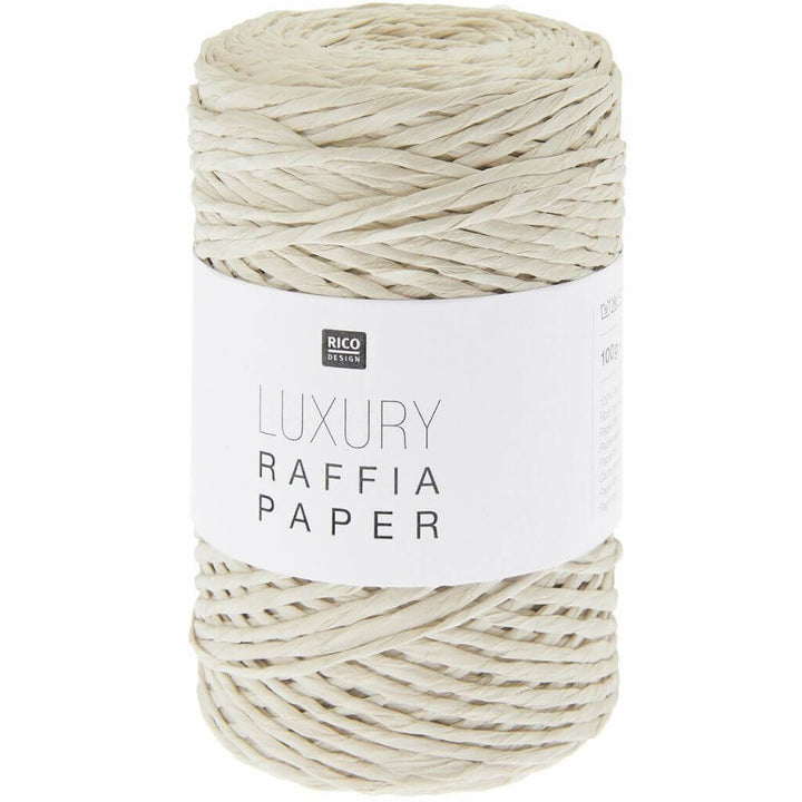 Rico Design 002 - puder Rico Design Luxury Raffia Paper 100g Lieblingsgarn