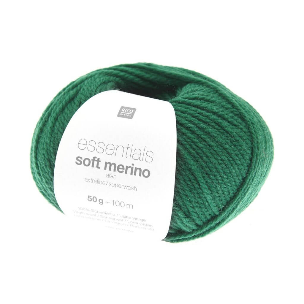 Rico Design 108 - Dunkelgrün Rico Design Essentials Soft Merino Aran - 50g Lieblingsgarn