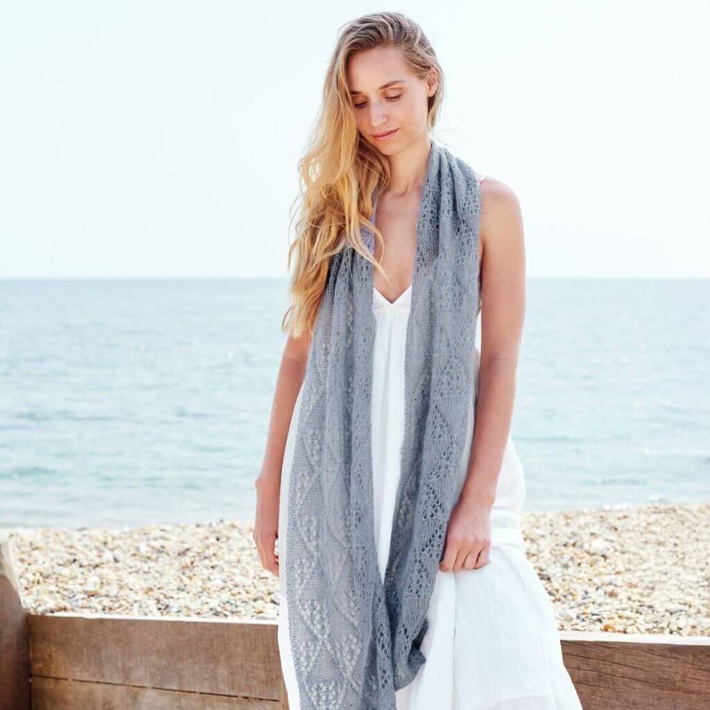 Rico Design Pattern Sommertuch Lochmuster Strickanleitung - Rico Design (Heft) Lieblingsgarn