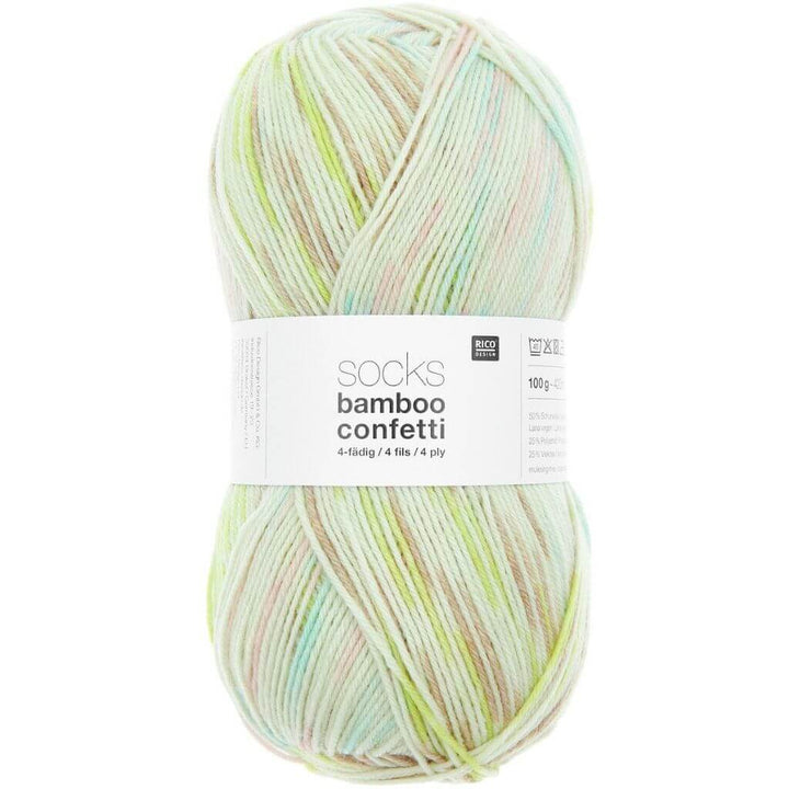 Rico Design 51 - confetti fresh Rico Design Superba Bamboo 4-Fädig 100g Lieblingsgarn