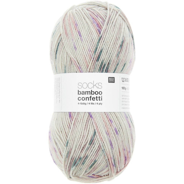 Rico Design 55 - confetti romantic Rico Design Superba Bamboo 4-Fädig 100g Lieblingsgarn