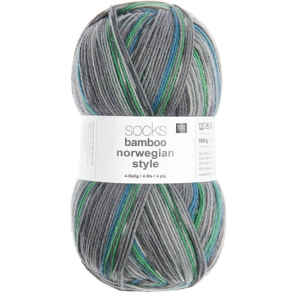 Rico Design 066 - Norwegian Style Winter Rico Design Superba Bamboo 4-fädig Lieblingsgarn