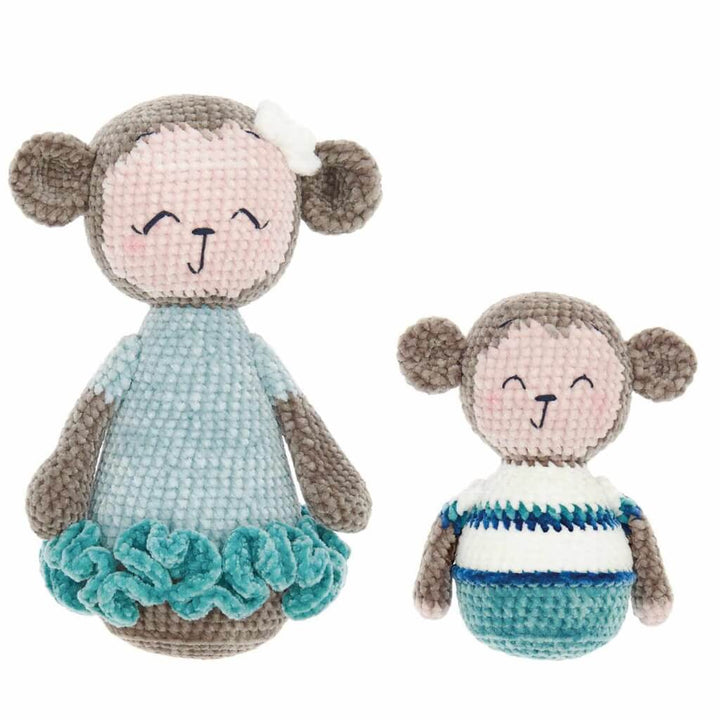 Rico Design Pattern Amigurumi Affenmama & Max Häkelanleitung - Rico Design (Heft) Lieblingsgarn
