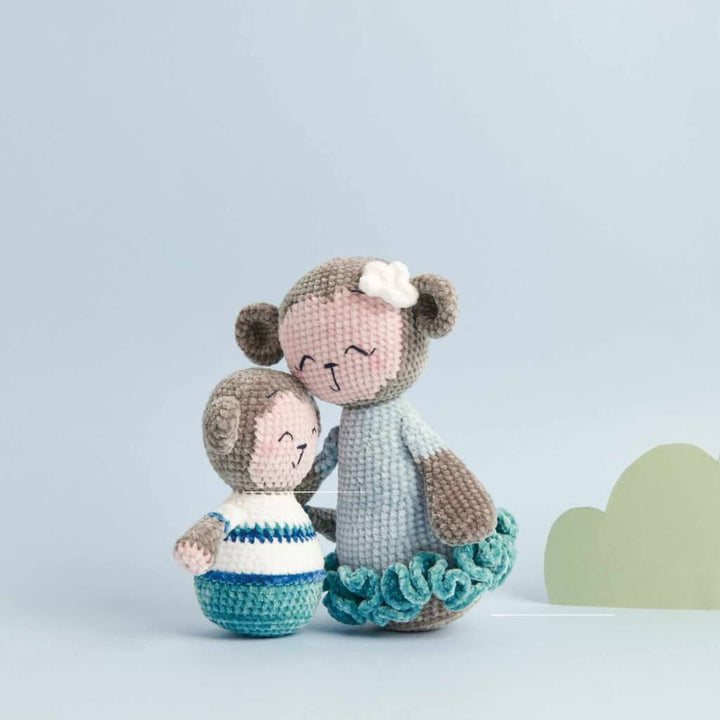Rico Design Pattern Amigurumi Affenmama & Max Häkelanleitung - Rico Design (Heft) Lieblingsgarn
