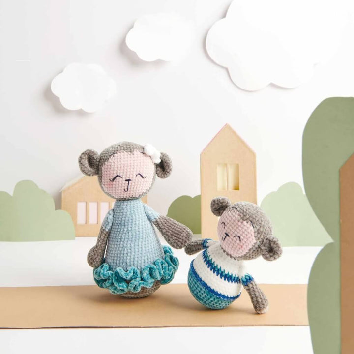 Rico Design Pattern Amigurumi Affenmama & Max Häkelanleitung - Rico Design (Heft) Lieblingsgarn