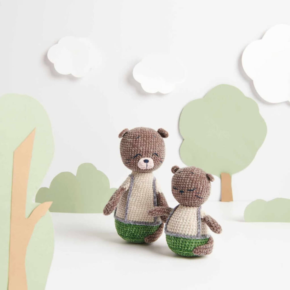 Rico Design Amigurumi Papa Otter & Omar Häkelanleitung - Resign Design (Heft) Lieblingsgarn