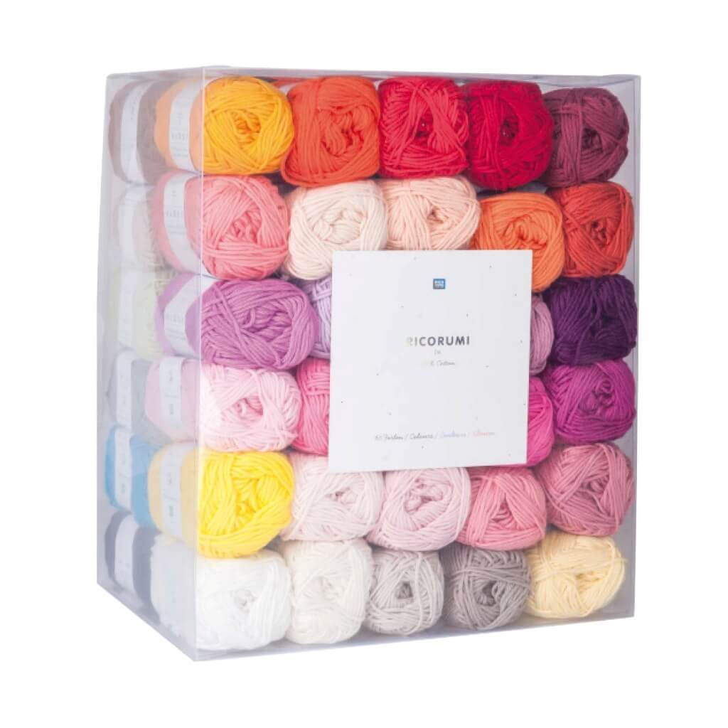 Rico Design Rico Design Ricorumi Set Uni - 60 Farben Lieblingsgarn