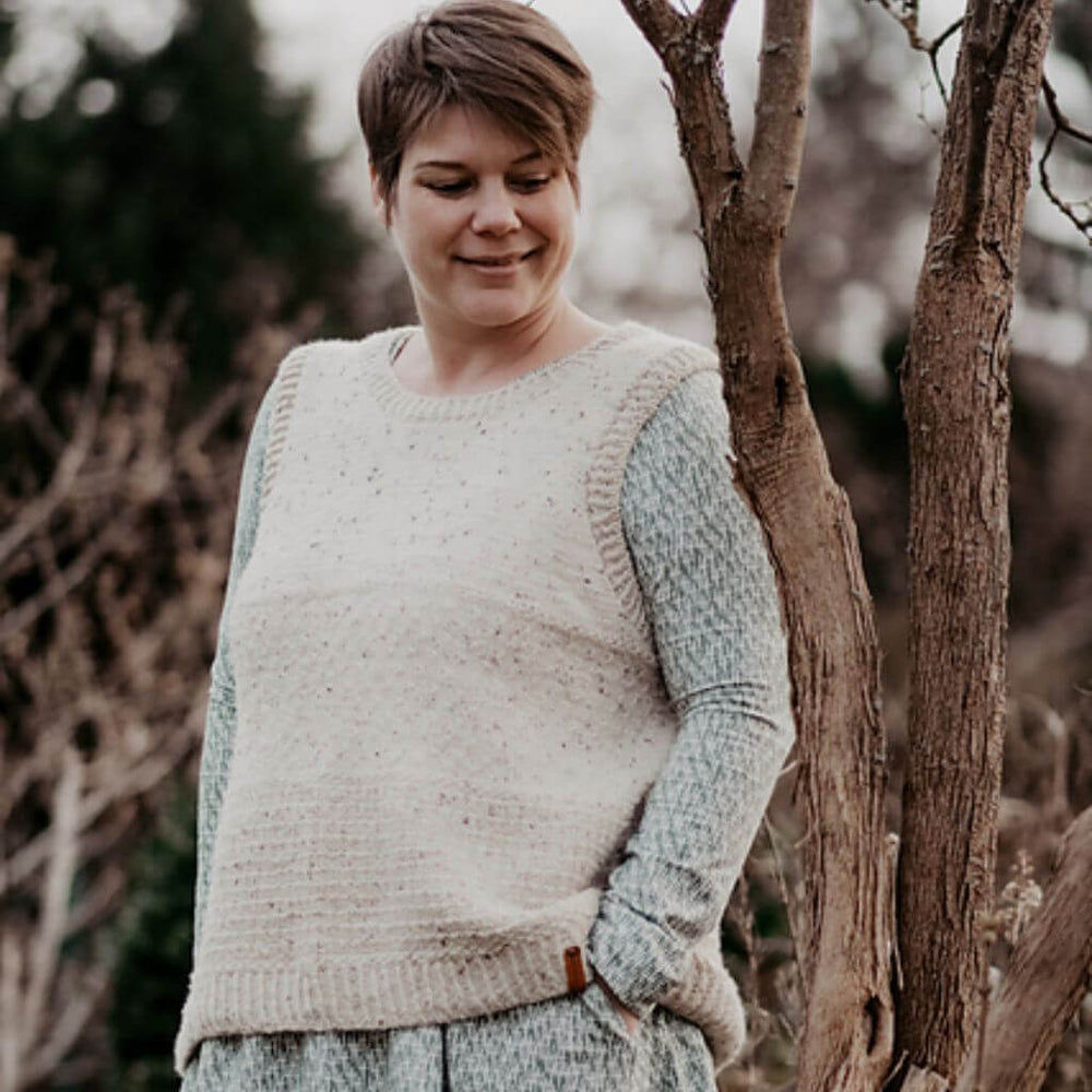 Inga Mallwitz Pullunder Rys Slipover Strickanleitung - Appelbanne Design (PDF) Lieblingsgarn