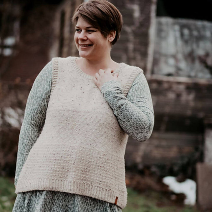 Inga Mallwitz Pullunder Rys Slipover Strickanleitung - Appelbanne Design (PDF) Lieblingsgarn
