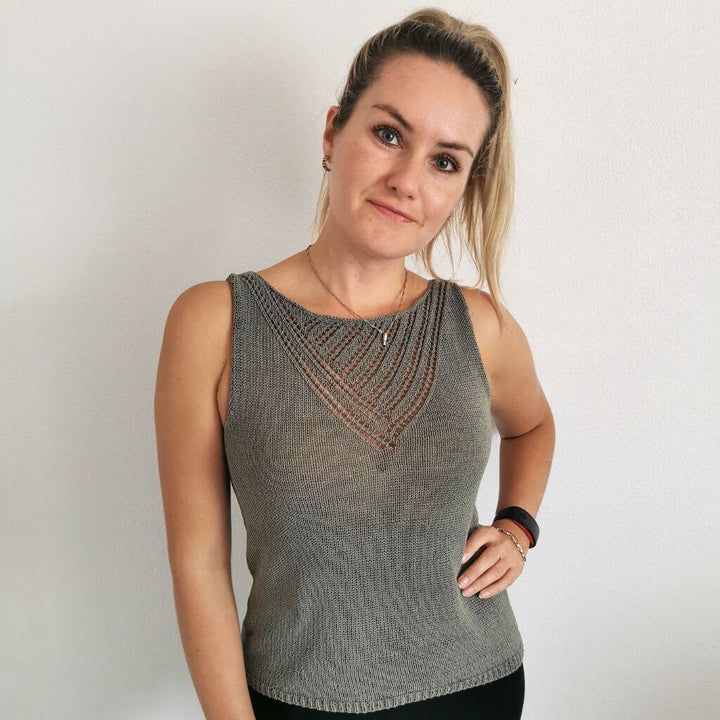 Rita Koch Bella Blouse mit Lochmuster Strickanleitung - Rita Koch (PDF) Lieblingsgarn