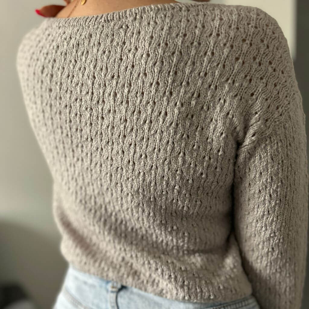 Rita Koch Cashmere Lace Bluse mit Lochmuster Strickanleitung - Rita Koch (PDF) Lieblingsgarn