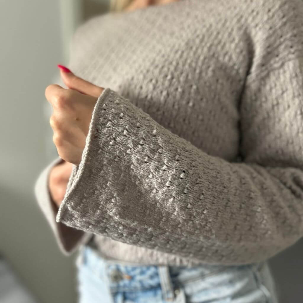 Rita Koch Cashmere Lace Bluse mit Lochmuster Strickanleitung - Rita Koch (PDF) Lieblingsgarn