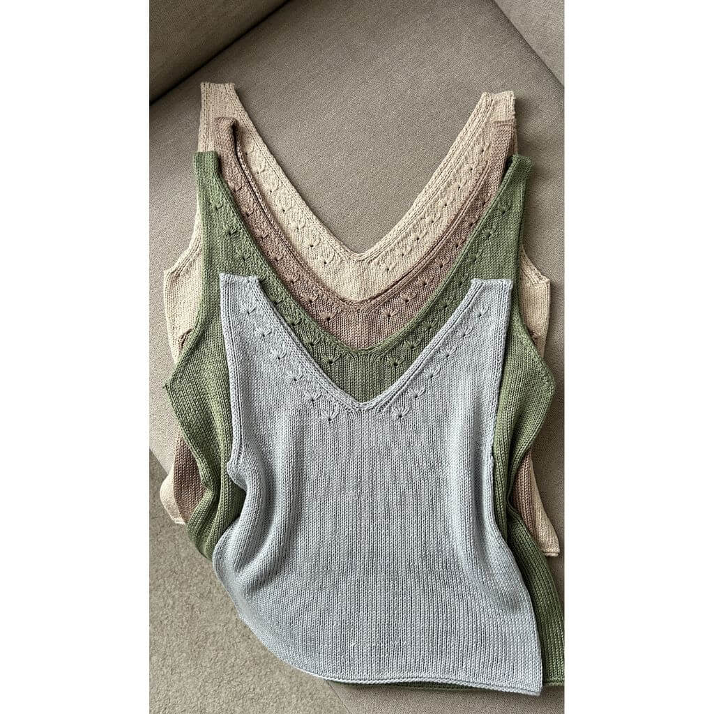 Rita Koch Fleur Top mit Blütenmuster Strickanleitung - Rita Koch (PDF) Lieblingsgarn