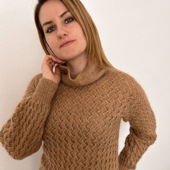 Rita Koch Josephine Sweater Pullover mit Rollkragen Strickanleitung - Rita Koch (PDF) Lieblingsgarn