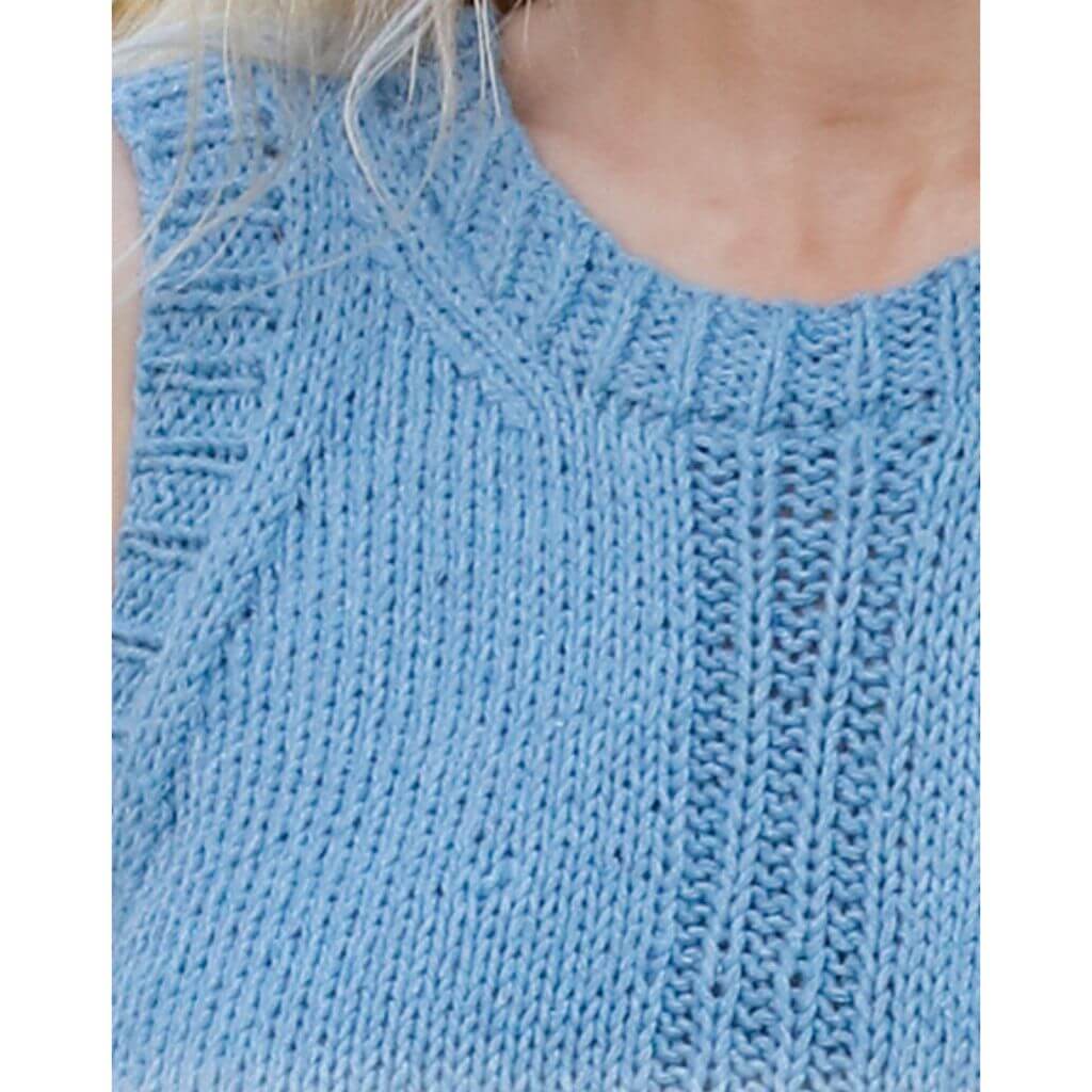 Drops Design Pattern Top River Blue Trail Strickset - Drops (PDF) Lieblingsgarn
