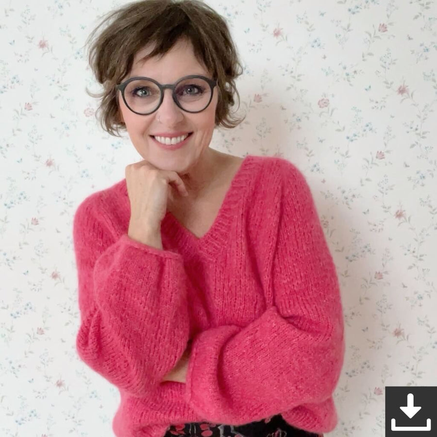 Rosa P. Pullover Koora Blouse Strickanleitung - Rosa P. (PDF) Lieblingsgarn