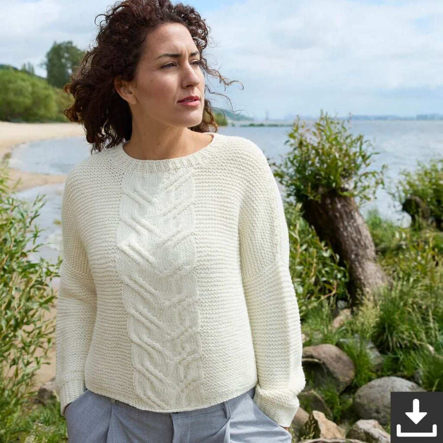Rosy Green Wool Pullover Juhla Strickanleitung - Rosy Green Wool (PDF) Lieblingsgarn