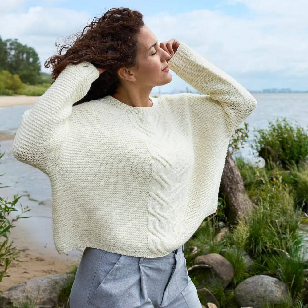 Rosy Green Wool Pullover Juhla Strickanleitung - Rosy Green Wool (PDF) Lieblingsgarn