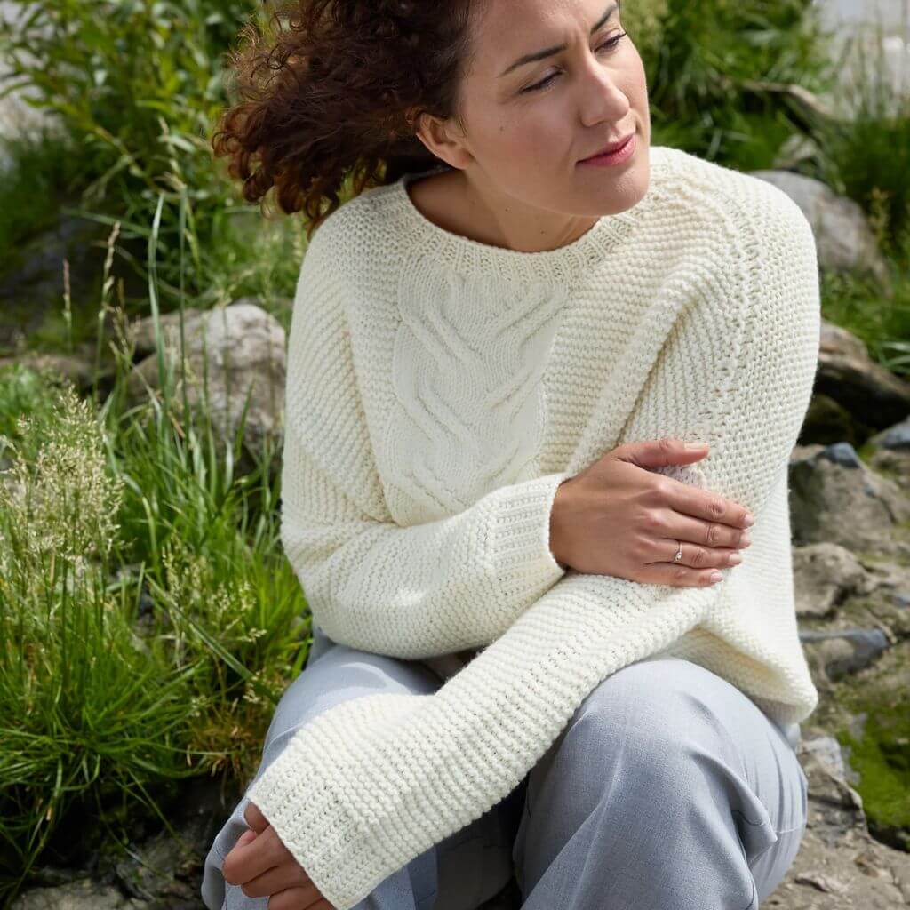 Rosy Green Wool Pullover Juhla Strickanleitung - Rosy Green Wool (PDF) Lieblingsgarn