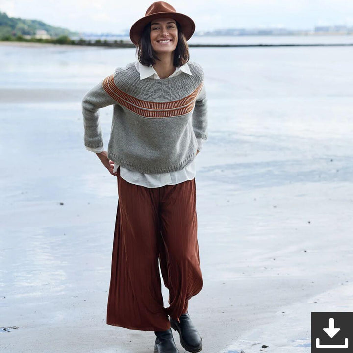 Rosy Green Wool Pullover Precious Memory Strickanleitung - Rosy Green Wool (PDF) Lieblingsgarn