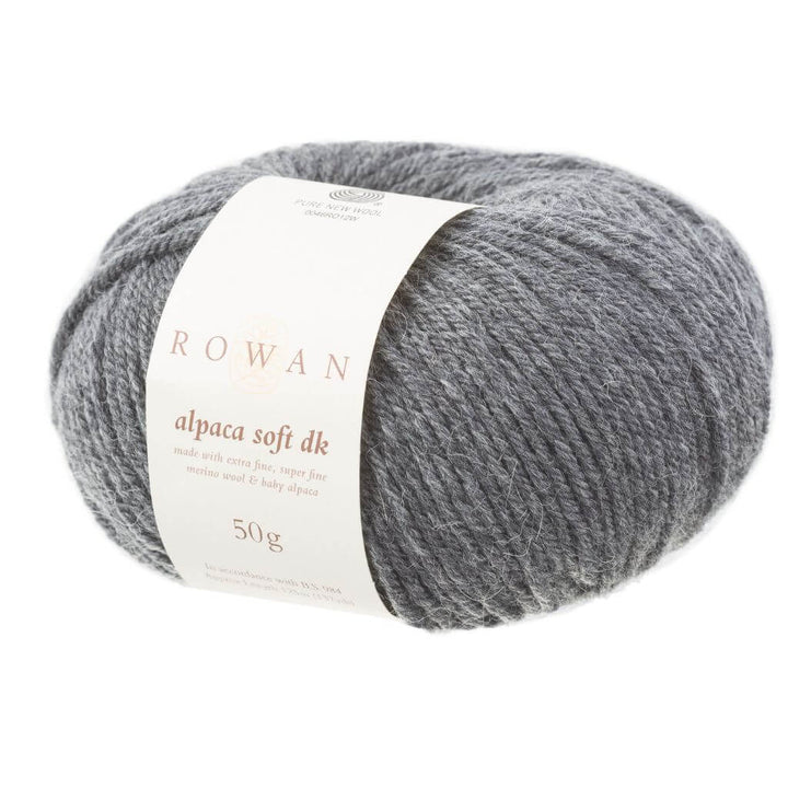 Rowan 211 charcoal Rowan Alpaca Soft DK Lieblingsgarn
