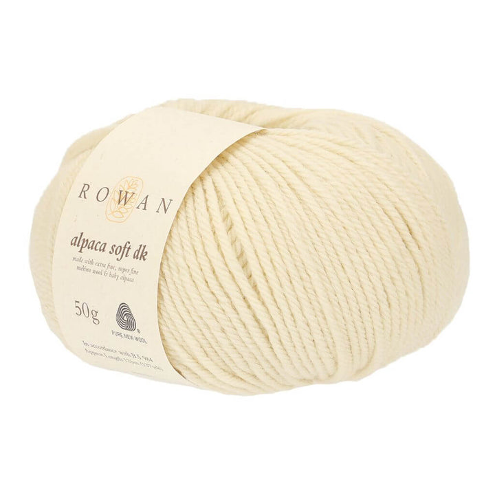 Rowan 221 off white Rowan Alpaca Soft DK Lieblingsgarn