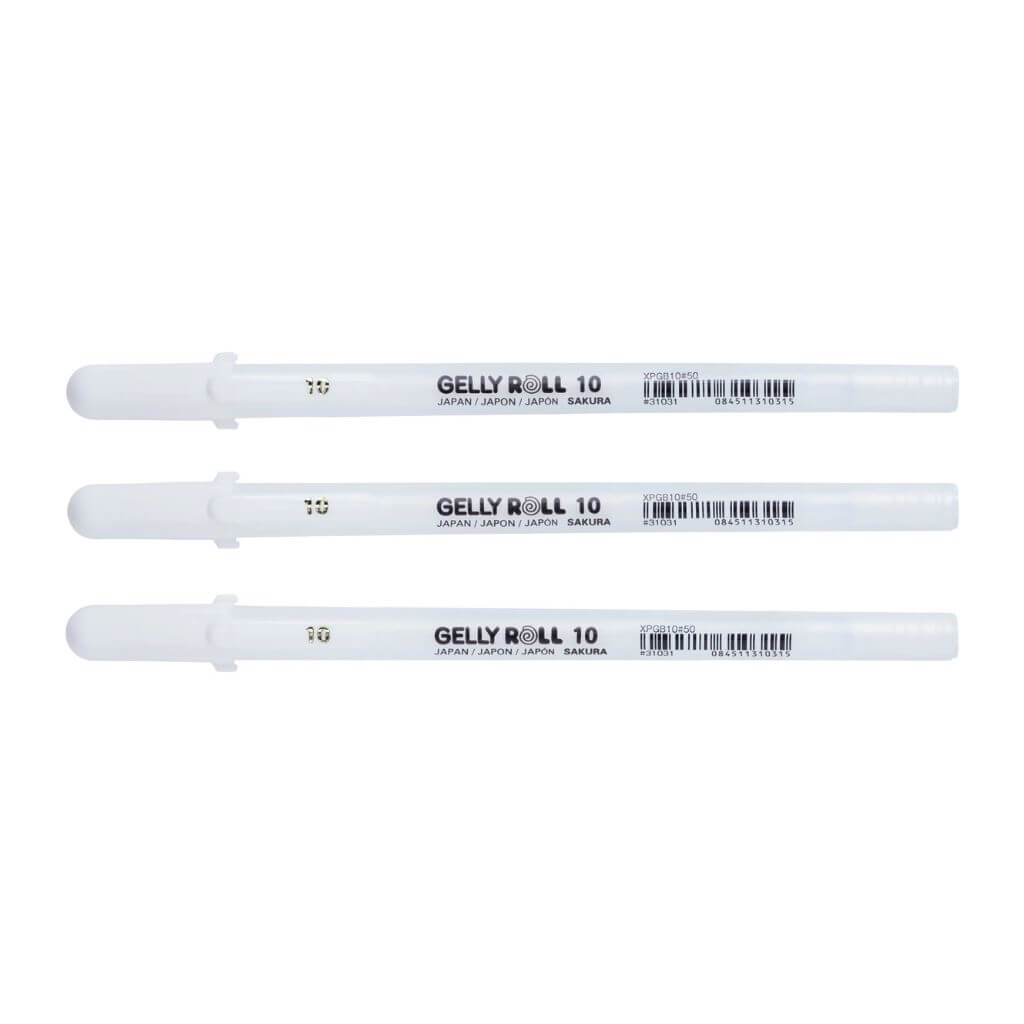 Sakura Royal Talens Gelly Roll Basic White 10 Set 3 Lieblingsgarn