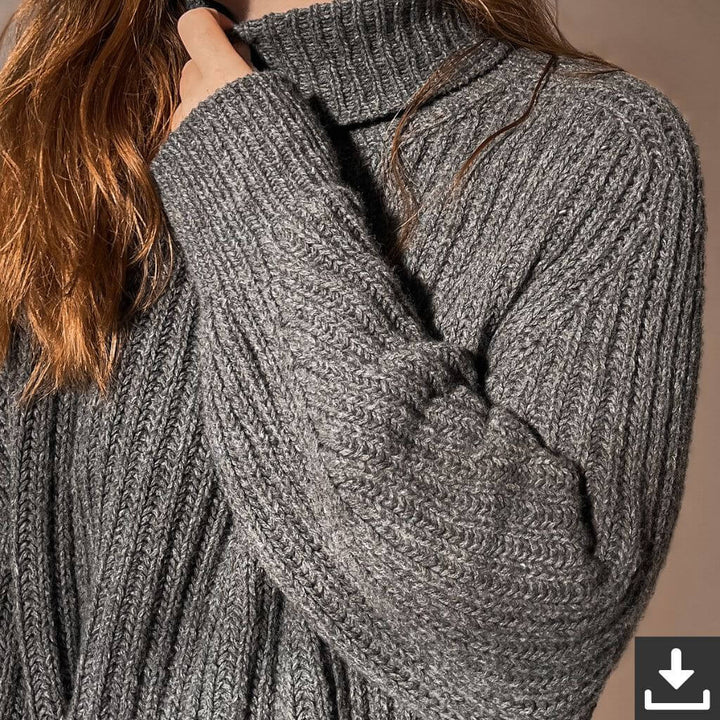 Rust Knitwear Brioche Bliss Sweater Strickanleitung - Rust Knitwear (PDF) Lieblingsgarn