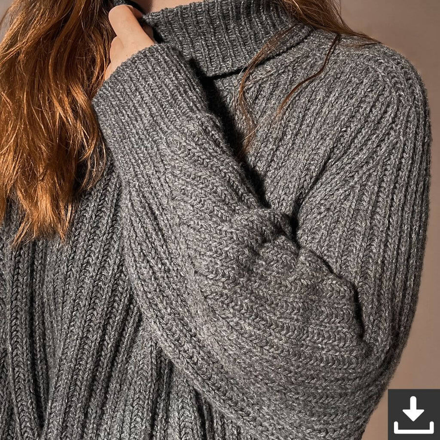 Rust Knitwear Brioche Bliss Sweater Strickanleitung - Rust Knitwear (PDF) Lieblingsgarn