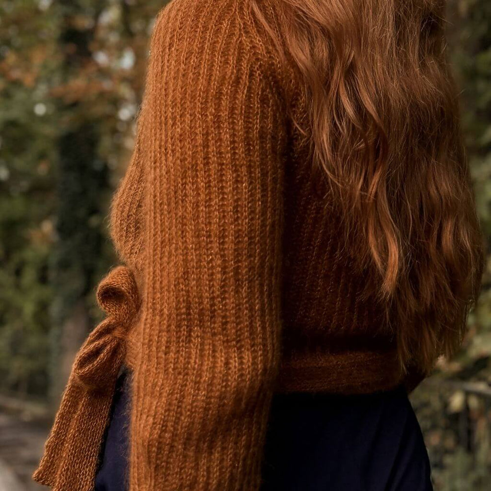 Rust Knitwear Brioche Bliss Wrap Cardigan Strickanleitung - Rust Knitwear (PDF) Lieblingsgarn