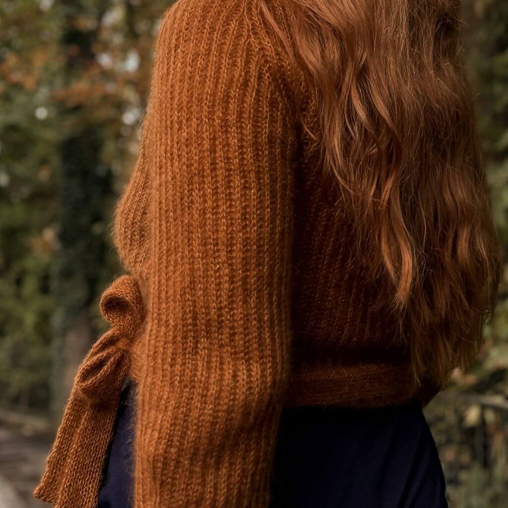 Rust Knitwear Brioche Bliss Wrap Cardigan Strickanleitung - Rust Knitwear (PDF) Lieblingsgarn