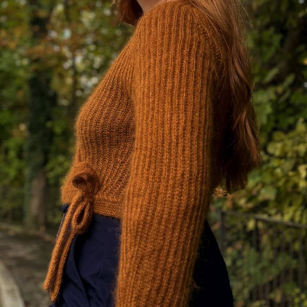 Rust Knitwear Brioche Bliss Wrap Cardigan Strickanleitung - Rust Knitwear (PDF) Lieblingsgarn