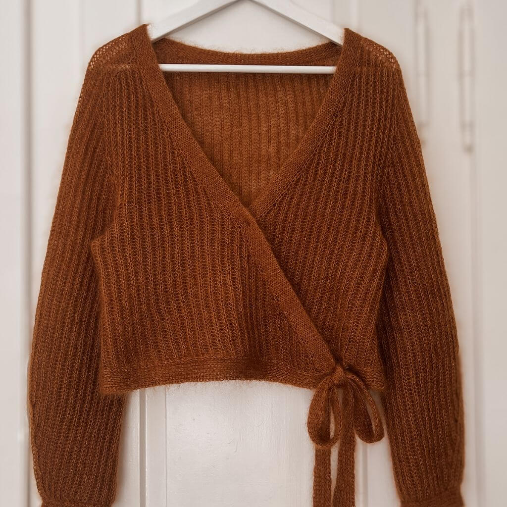 Rust Knitwear Brioche Bliss Wrap Cardigan Strickanleitung - Rust Knitwear (PDF) Lieblingsgarn