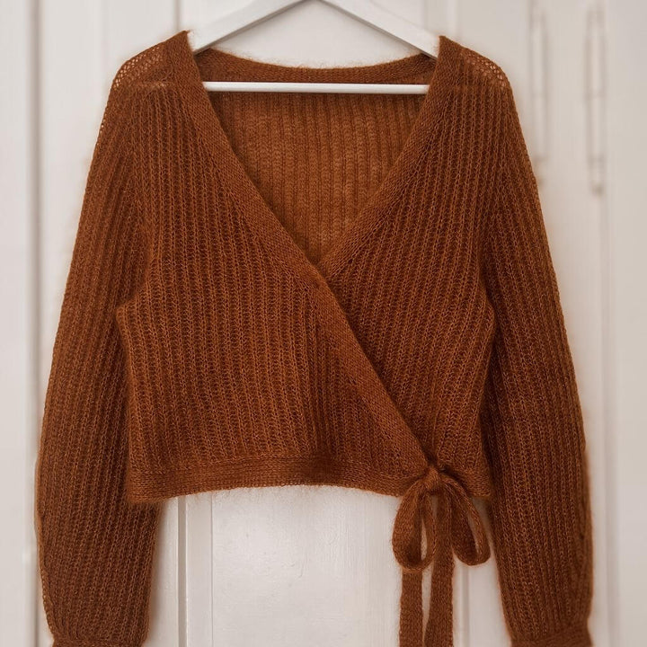 Rust Knitwear Brioche Bliss Wrap Cardigan Strickanleitung - Rust Knitwear (PDF) Lieblingsgarn