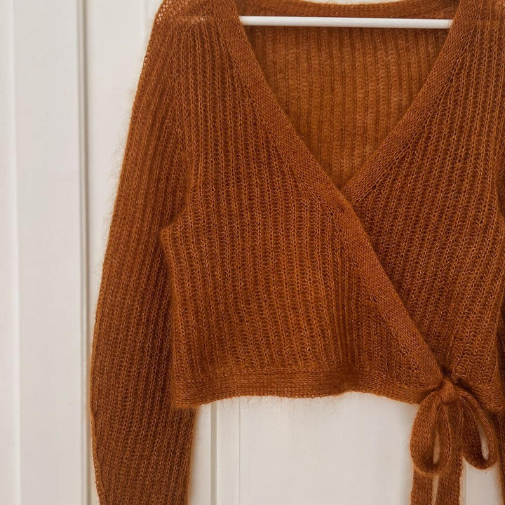 Rust Knitwear Brioche Bliss Wrap Cardigan Strickanleitung - Rust Knitwear (PDF) Lieblingsgarn