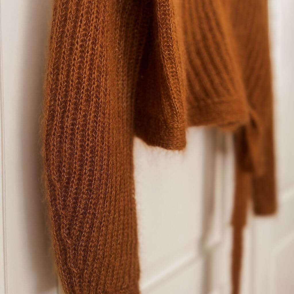 Rust Knitwear Brioche Bliss Wrap Cardigan Strickanleitung - Rust Knitwear (PDF) Lieblingsgarn