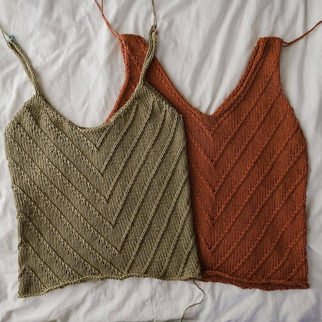 Rust Knitwear Pattern Lines Summertop Strickanleitung - Rust Knitwear (PDF) Lieblingsgarn
