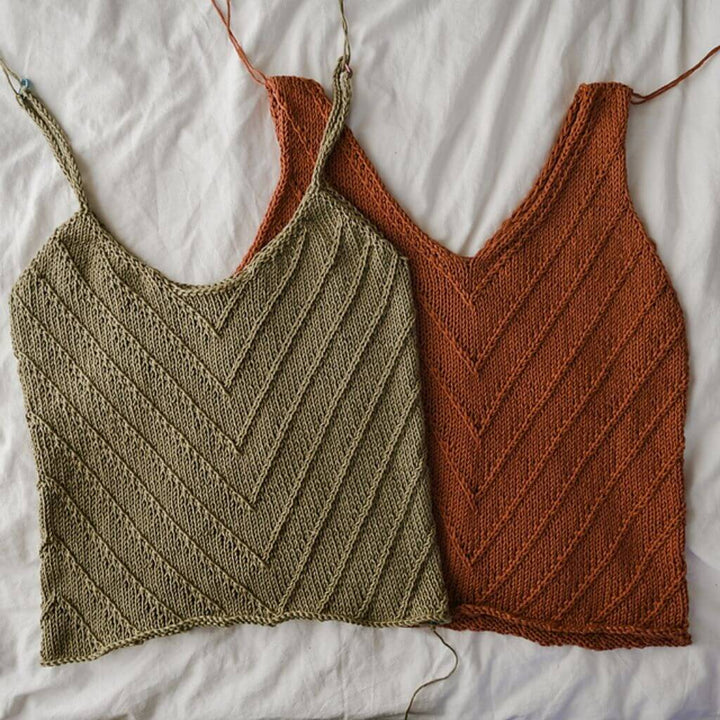 Rust Knitwear Pattern Lines Summertop Strickanleitung - Rust Knitwear (PDF) Lieblingsgarn