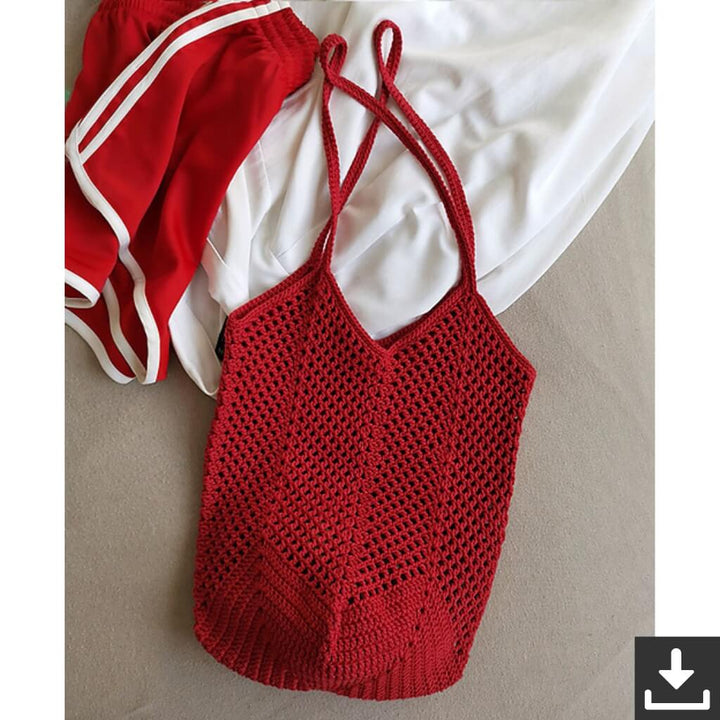 Paulastrickt Pattern Tasche Saladan Bag Häkelanleitung - Paulastrickt (PDF) Lieblingsgarn